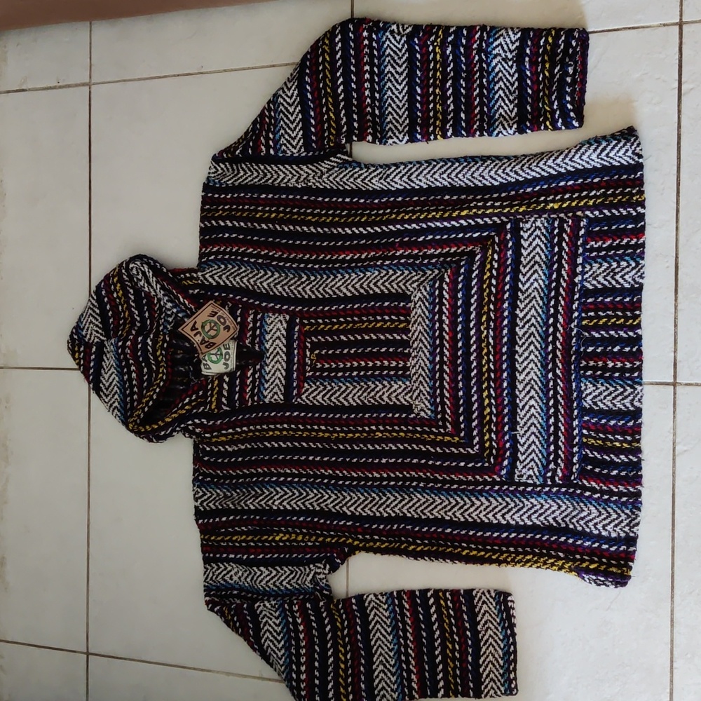 NWT Baja Joe Hooded Sweater Multicolor Size S